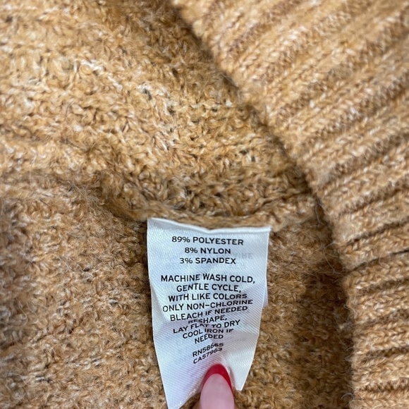 Abound Tan Knit Turtleneck Sweater - Picture 7 of 7